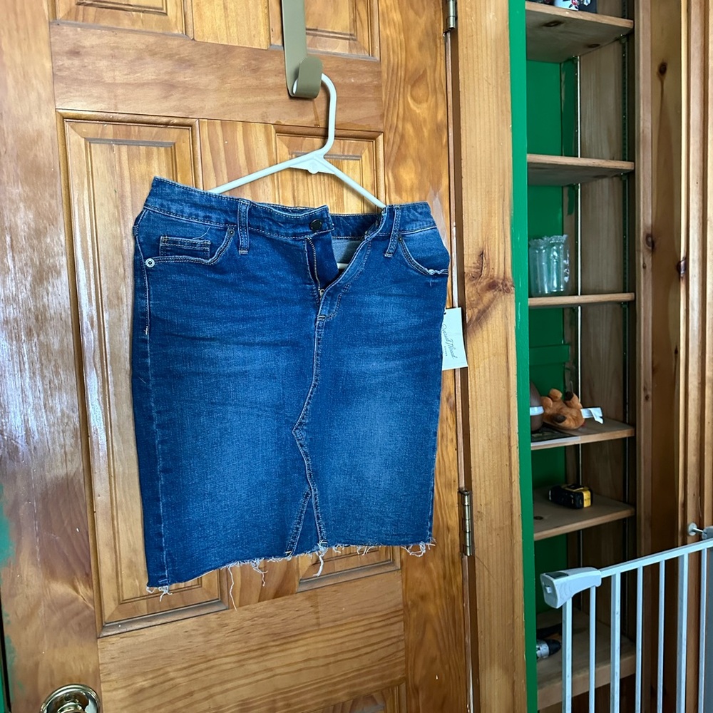 Universal Thread Dark Blue Pencil Skirt